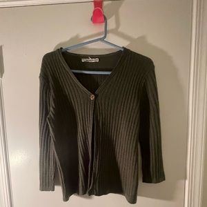 Green light weight cardigan